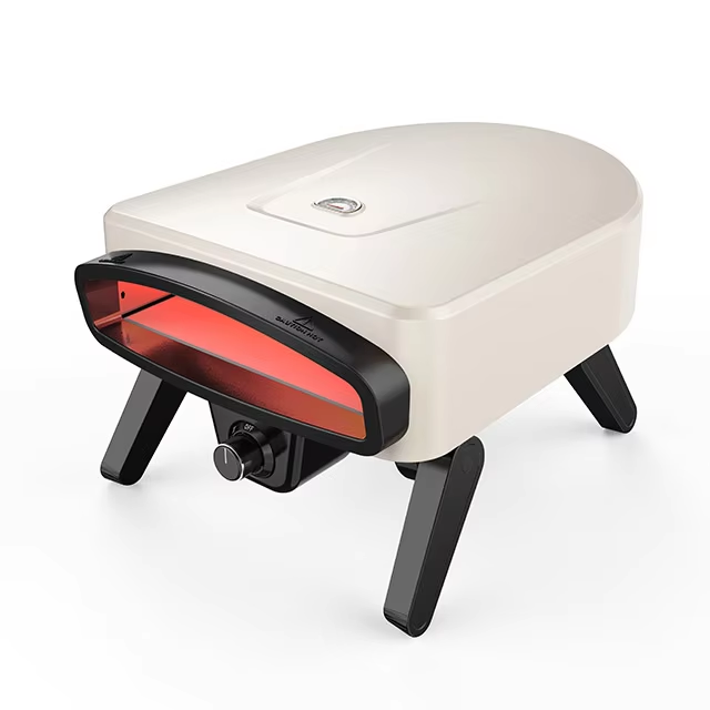 Hot sale 12 14 16 inch commercial gas BBQ pizza oven outdoor kitchen stainless steel portable outdoor gas pizza oven