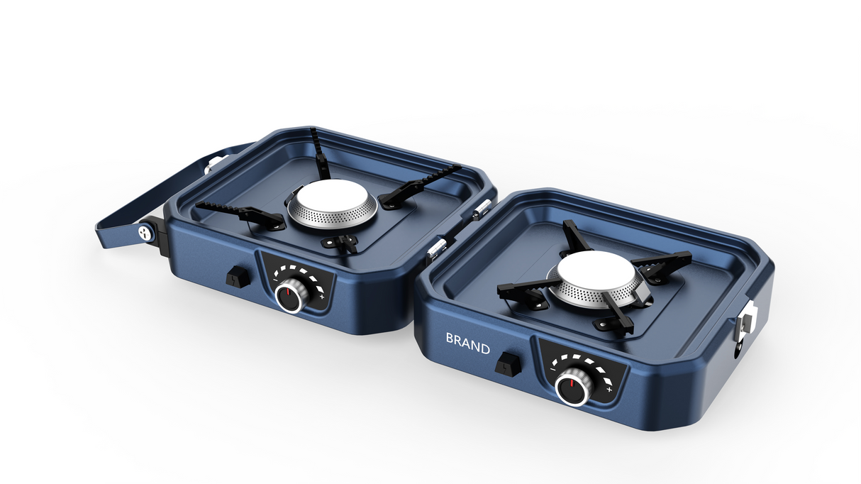 Fornello portatile Camping BBQ cucina coreana da campeggio Fornello a gas propano 4.6 KW per campeggio, picnic, attività all'aperto